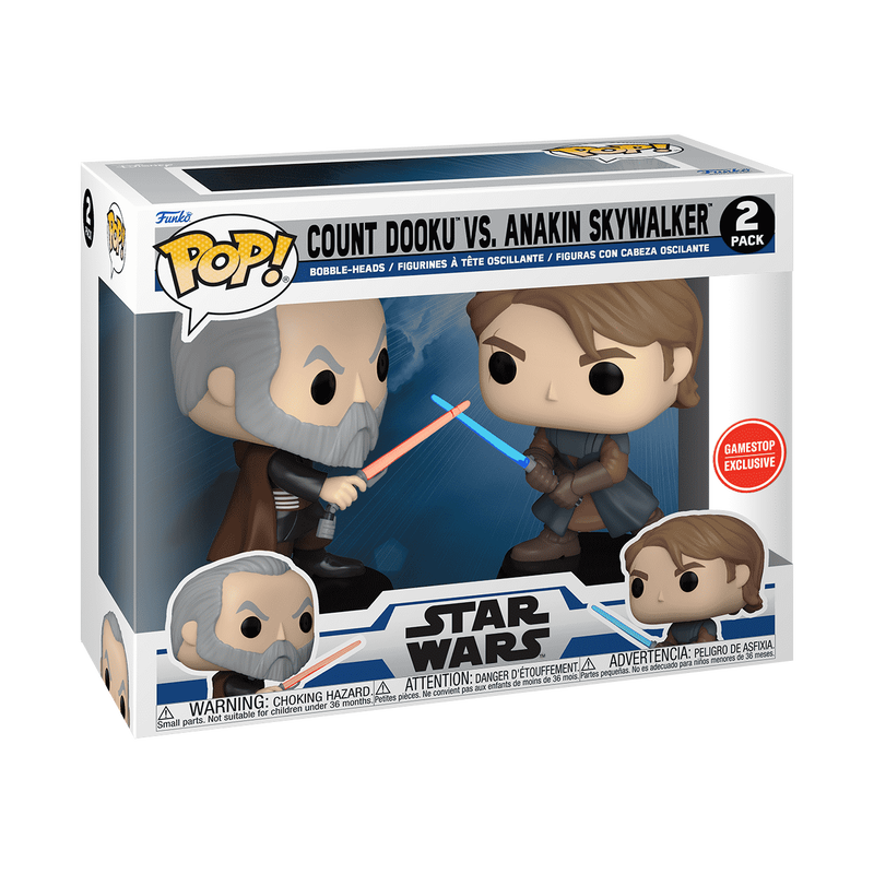 Pop! Count Dooku vs. Anakin Skywalker 2-Pack, , hi-res view 2