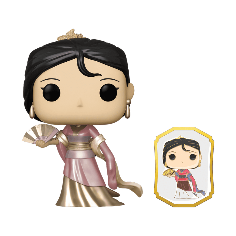 Pop! Mulan (Gold) with Pin, , hi-res view 1
