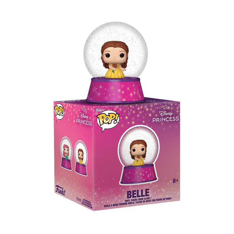Disney Princess Mini Snow Globes Belle, , hi-res view 1