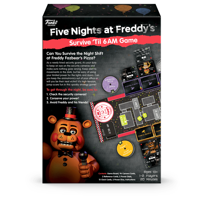 New Sealed Funko Five Nights at Freddy's: Night of Frights! Board Game free  ship