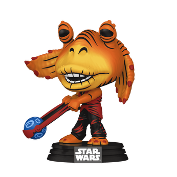 Pop! Jar Jar Binks with Boom Balls (Retro), Image 1