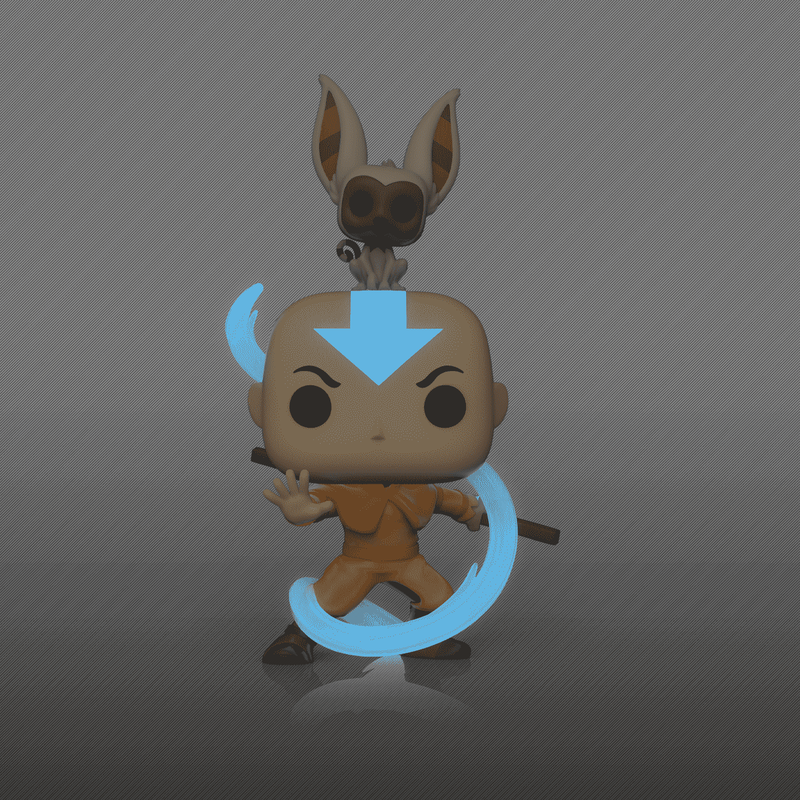Pop! Aang with Momo (Glow), , hi-res view 2