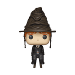 Pop! Ron Weasley with Sorting Hat, , hi-res view 1