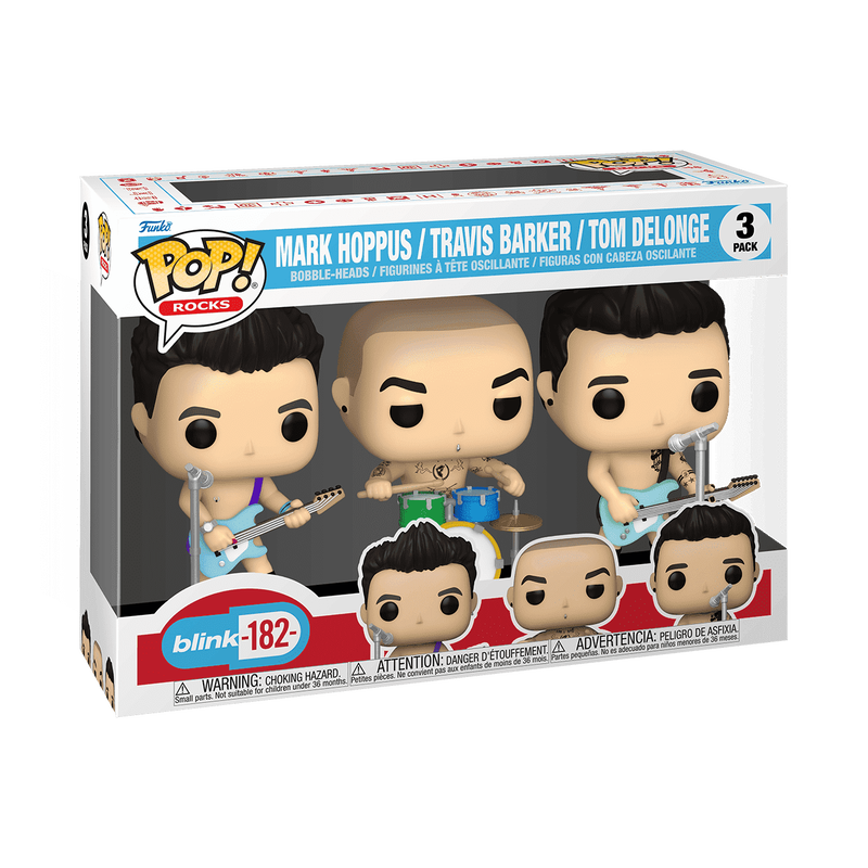 Pop! Mark Hoppus, Travis Barker & Tom DeLonge 3-Pack, , hi-res view 2