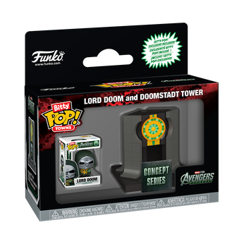 Concept Series: Bitty Pop! Towns Lord Doom and Doomstadt Tower, , hi-res view 1