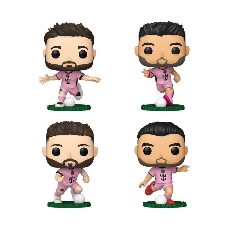 Pop Soccer Lionel Messi Inter Miami Vinyl Figure - 3.9 Inches Tall With Box Protector