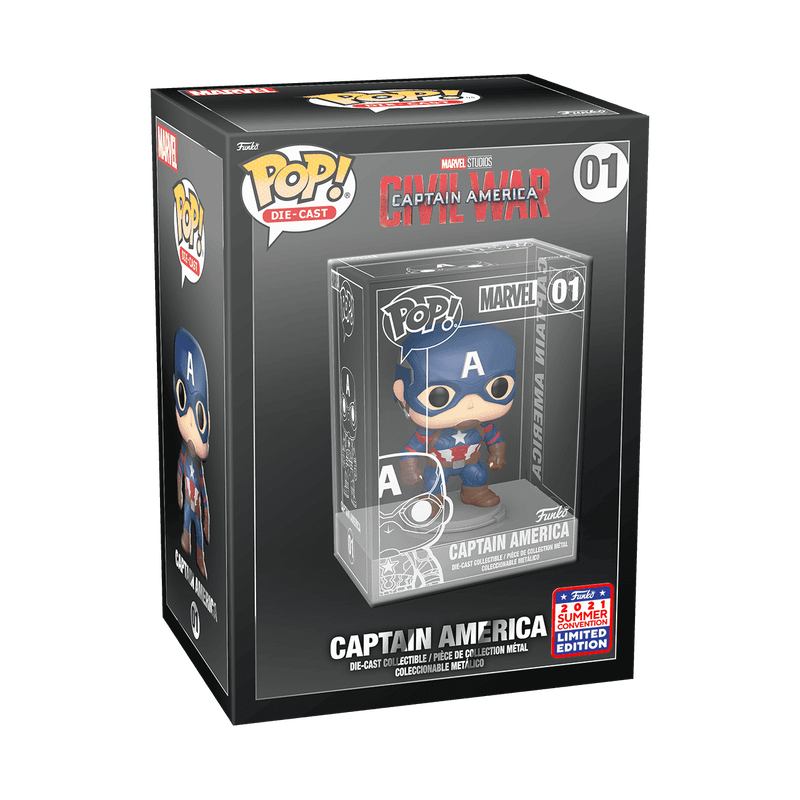 Pop! Die-Cast Captain America, , hi-res view 3