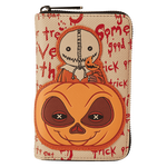 Trick 'r Treat Sam Pumpkin Zip Around Wallet