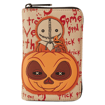 Trick 'r Treat Sam Pumpkin Zip Around Wallet, Image 1