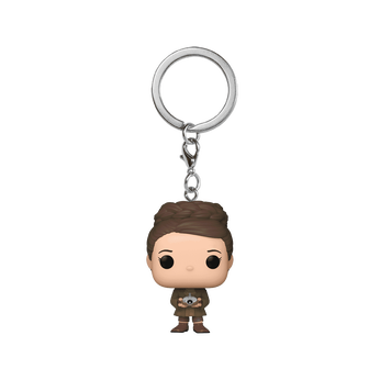 Pop! Keychain Young Leia with Lola, Image 1