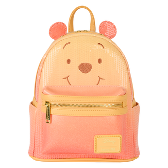 Winnie the Pooh Cosplay Sequin & Glitter Mini Backpack, Image 1