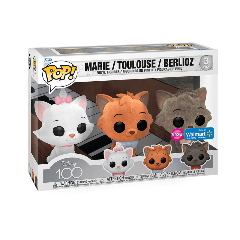 Pop! The Aristocats 3-Pack (Flocked), , hi-res view 2