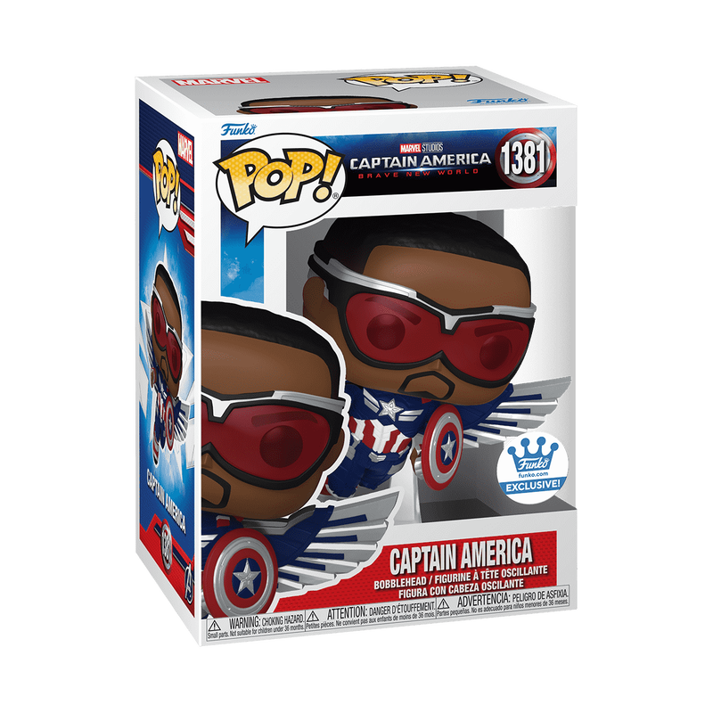 Pop! Captain America (Sam Wilson) (Flying), , hi-res view 3