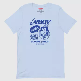 Stranger Things Scoops Ahoy Tee, Image 2