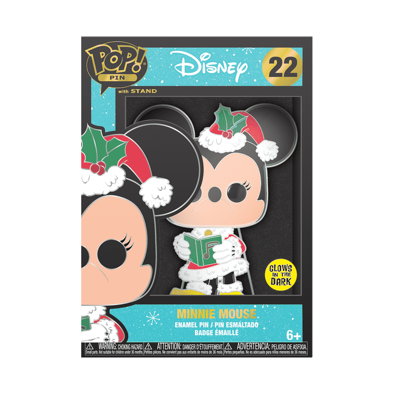 Pop! Pin Holiday Minnie Mouse (Glow), , hi-res view 1