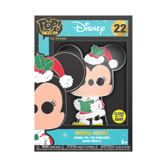 Pop! Pin Holiday Minnie Mouse (Glow), Image 1