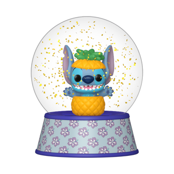 Stitch in Pineapple Mini Glitter Globe, , hi-res view 1