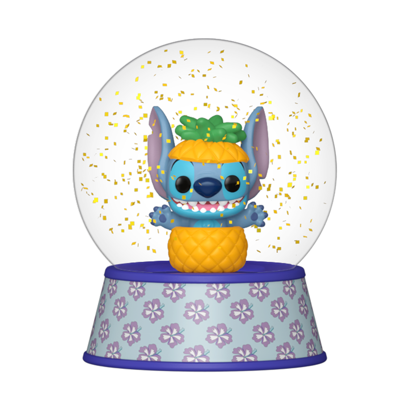 Stitch in Pineapple Mini Glitter Globe, , hi-res view 1