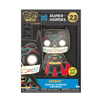Pop! Pin Batman (Dia De Los DC) (Glow), Image 1