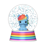 Rainbow Dash Mini Glitter Globe, , hi-res view 1