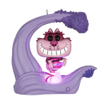Cheshire Cat Light Up Ornament, , hi-res view 1