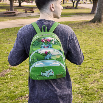 Pokémon Bulbasaur Evolutions Triple Pocket Backpack, Image 2