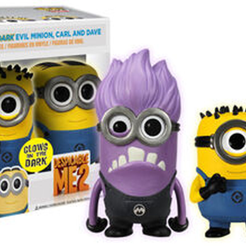 3 Pack - Evil Minion (Glow in the Dark), Carl, and Dave, , hi-res view 1