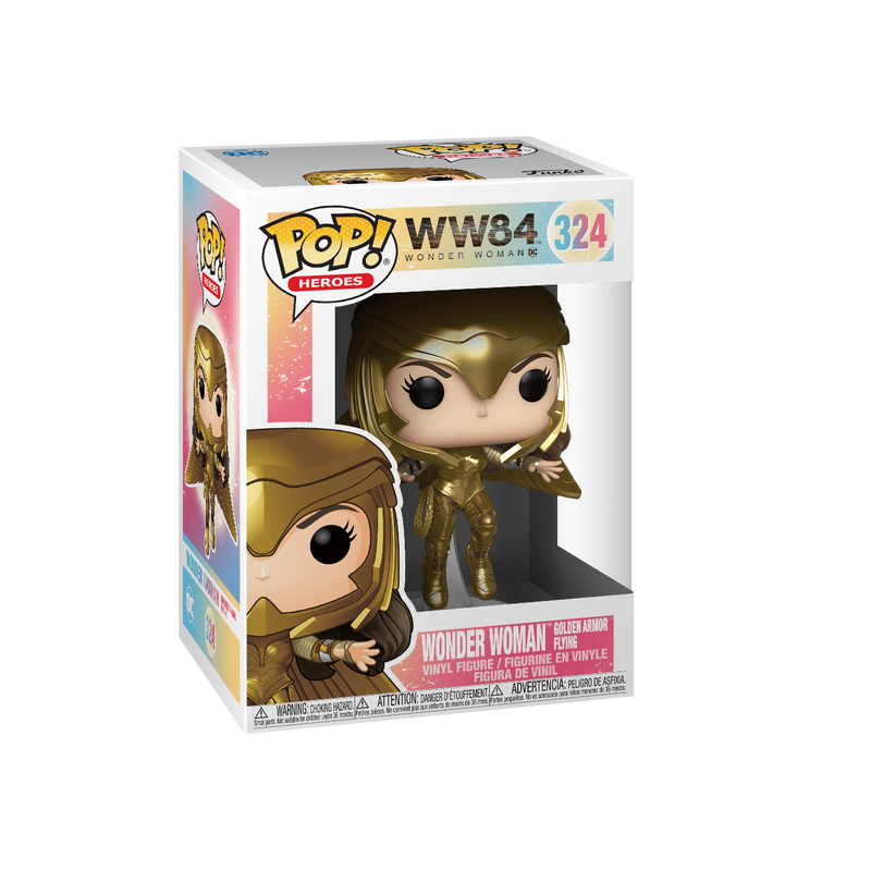Pop! Wonder Woman Golden Armor Flying, , hi-res view 2
