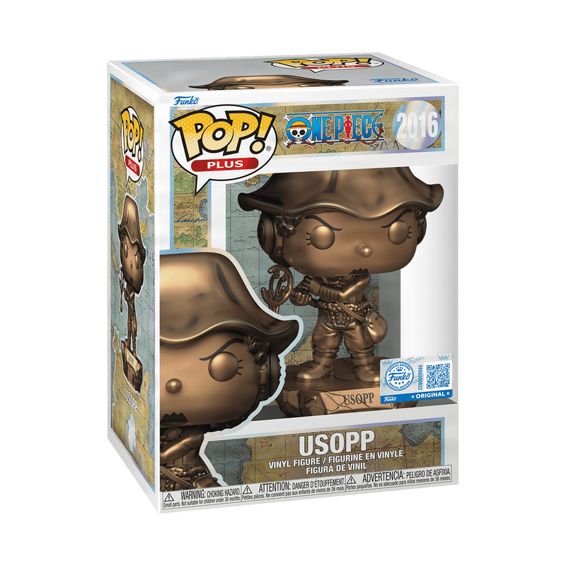Pop! Plus Usopp Statue (Bronze) with Pop! Protector, , hi-res view 2