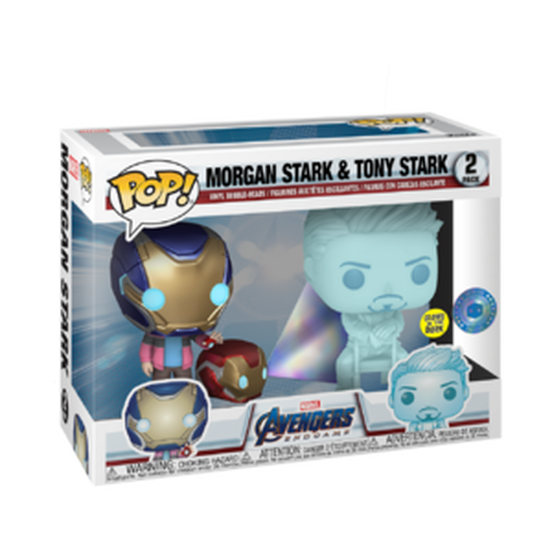 Pop! Morgan Stark & Tony Stark (Glows in the Dark)- 2 Pack, , hi-res view 1