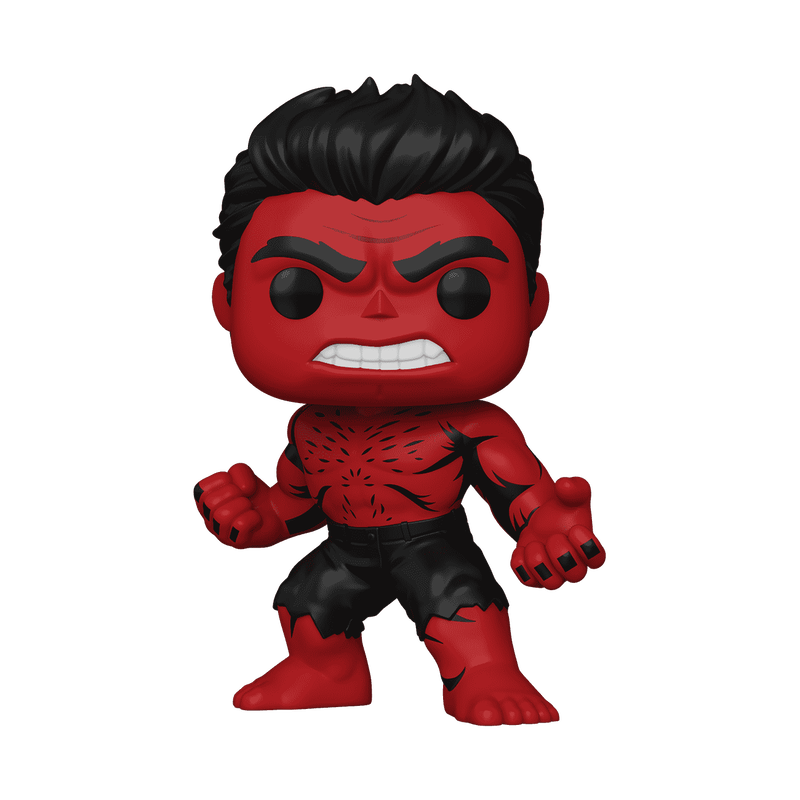 Pop! Super Red Hulk (Retro Comic Deco), , hi-res view 1