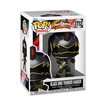 Pop! Black Dino Thunder Ranger, Image 2