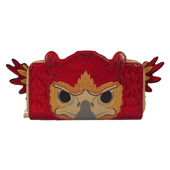 Funko Pop! By Loungefly Harry Potter Exclusive Fawkes Phoenix Cosplay Zip Around Wallet, Image 1