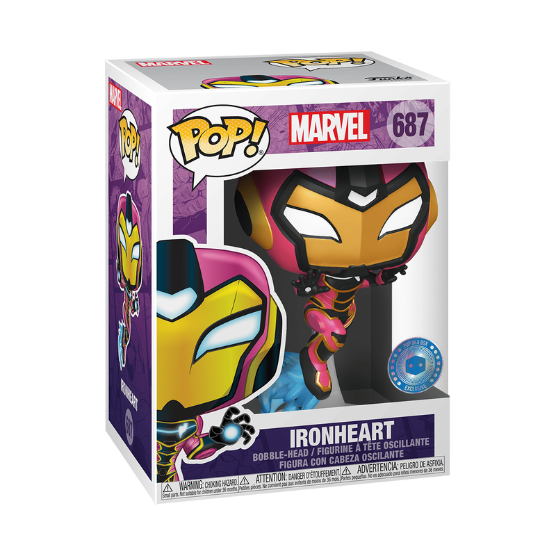 POP Marvel: Comics- Iron Heart w/(GW)Chase, , hi-res view 1