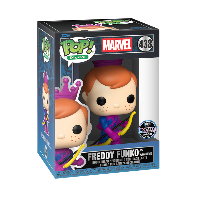 Pop! Freddy Funko as Hawkeye (NFT Release), , hi-res view 2