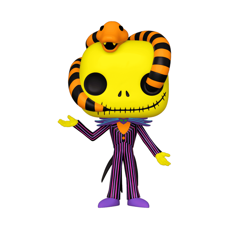 Pop! Jack Skellington with Snake (Black Light), , hi-res view 1