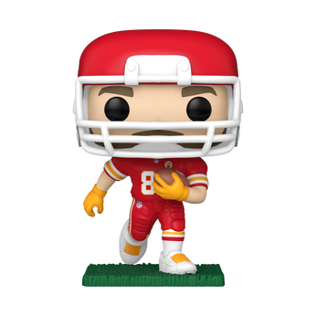 Pop! Travis Kelce (Running) (Red and White Uniform), Image 1