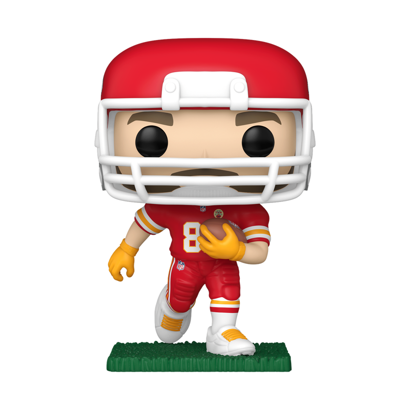 Pop! Travis Kelce (Running) (Red and White Uniform), , hi-res view 1