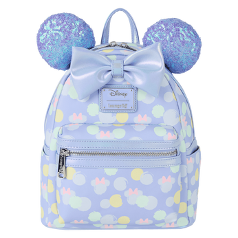 Minnie Mouse Exclusive Iridescent All-Over Print Sequin Ear Mini Backpack, Image 1