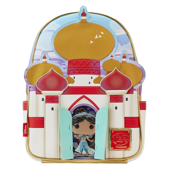 Limited Edition Bundle - Aladdin 30th Anniversary Palace Mini Backpack and Pop! Jasmine (Diamond), Image 2