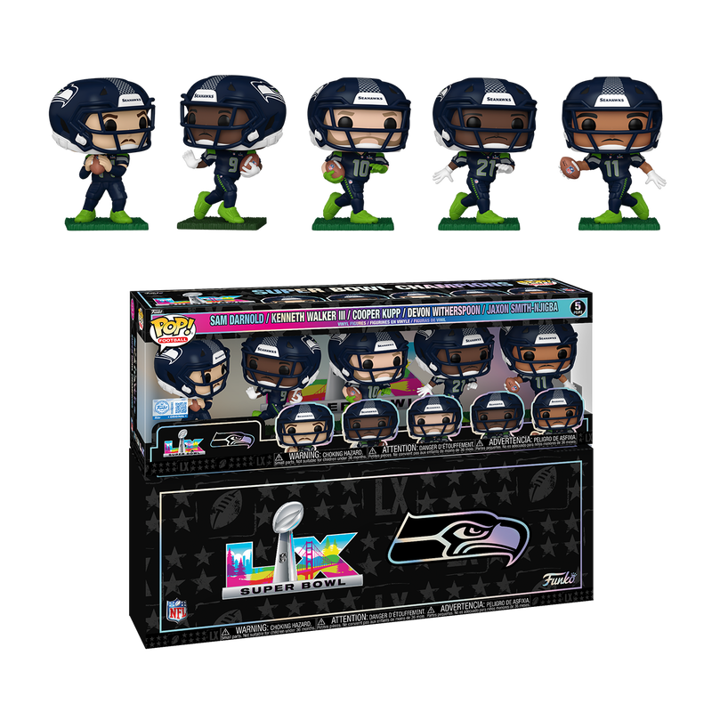 Pop! Seattle Seahawks NFL Super Bowl LX Champions 5-Pack, , hi-res view 1