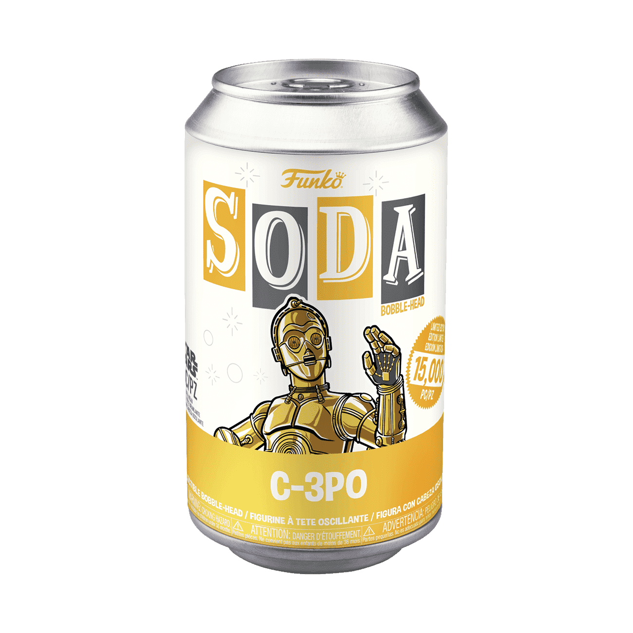 Funko Vinyl-Soda: Star Wars – C-3PO Mit Chase-Variante, 9,5 Cm