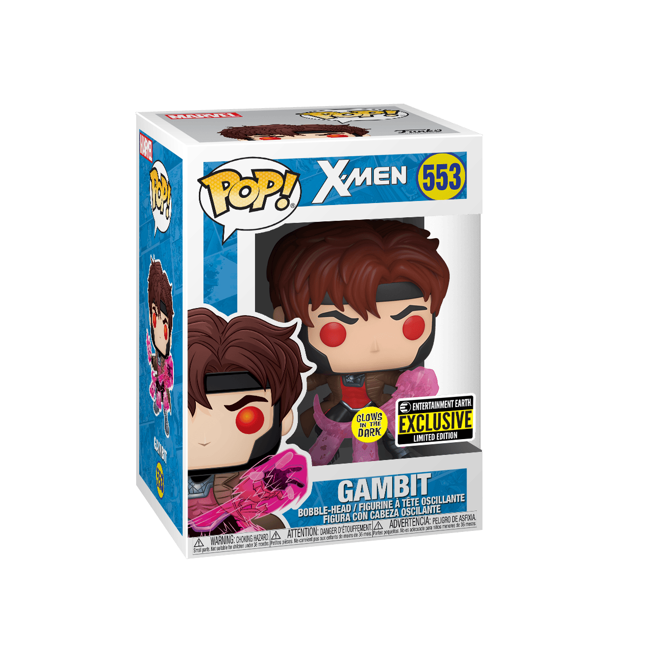 POP Marvel: Comics - Gambit w/cards (PK/TRL/GW) — Funko Pop! Vinyl · Comics & Superheroes