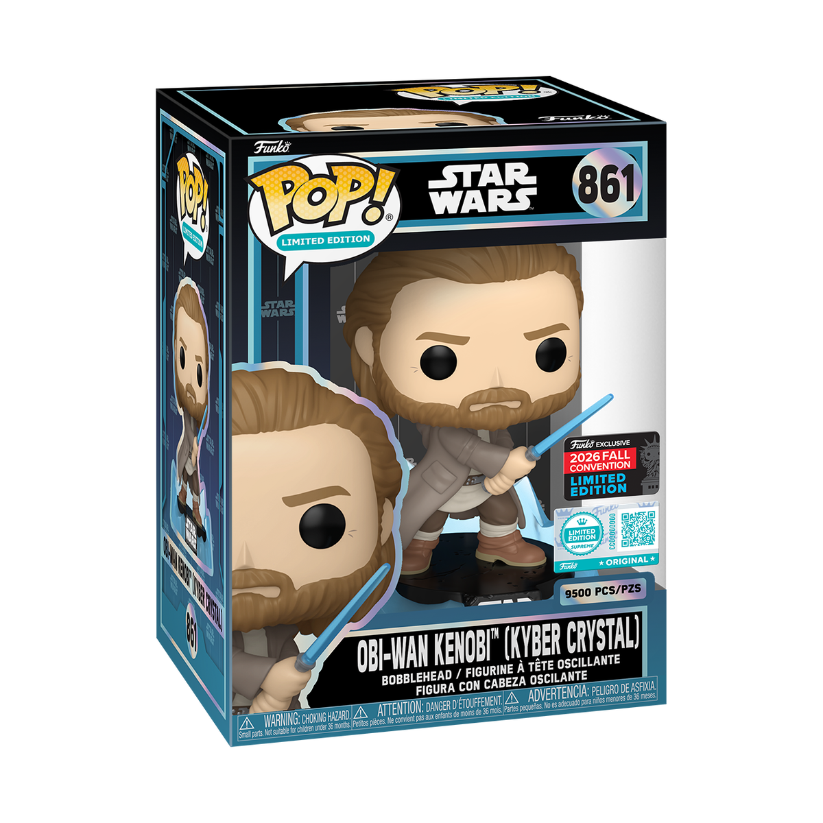 Фигурка Funko Pop! Obi-Wan Kenobi (Kyber Crystal) — фото 2
