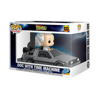 Pop! Rides Deluxe Doc with Time Machine, Image 2
