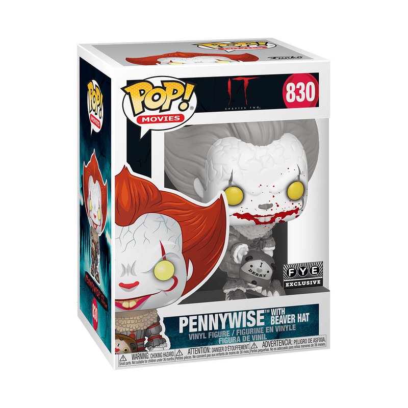 POP Movies: IT 2 - Pennywise Pop (BD - B&W), , hi-res view 1