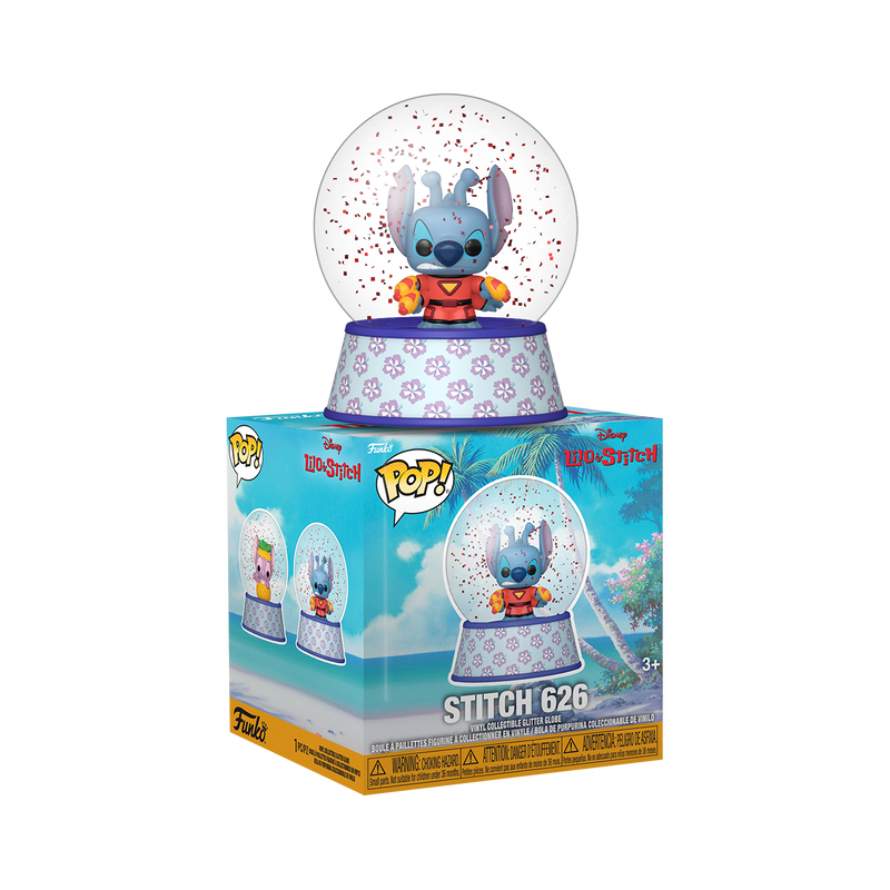 Stitch 626 Mini Glitter Globe | Funko