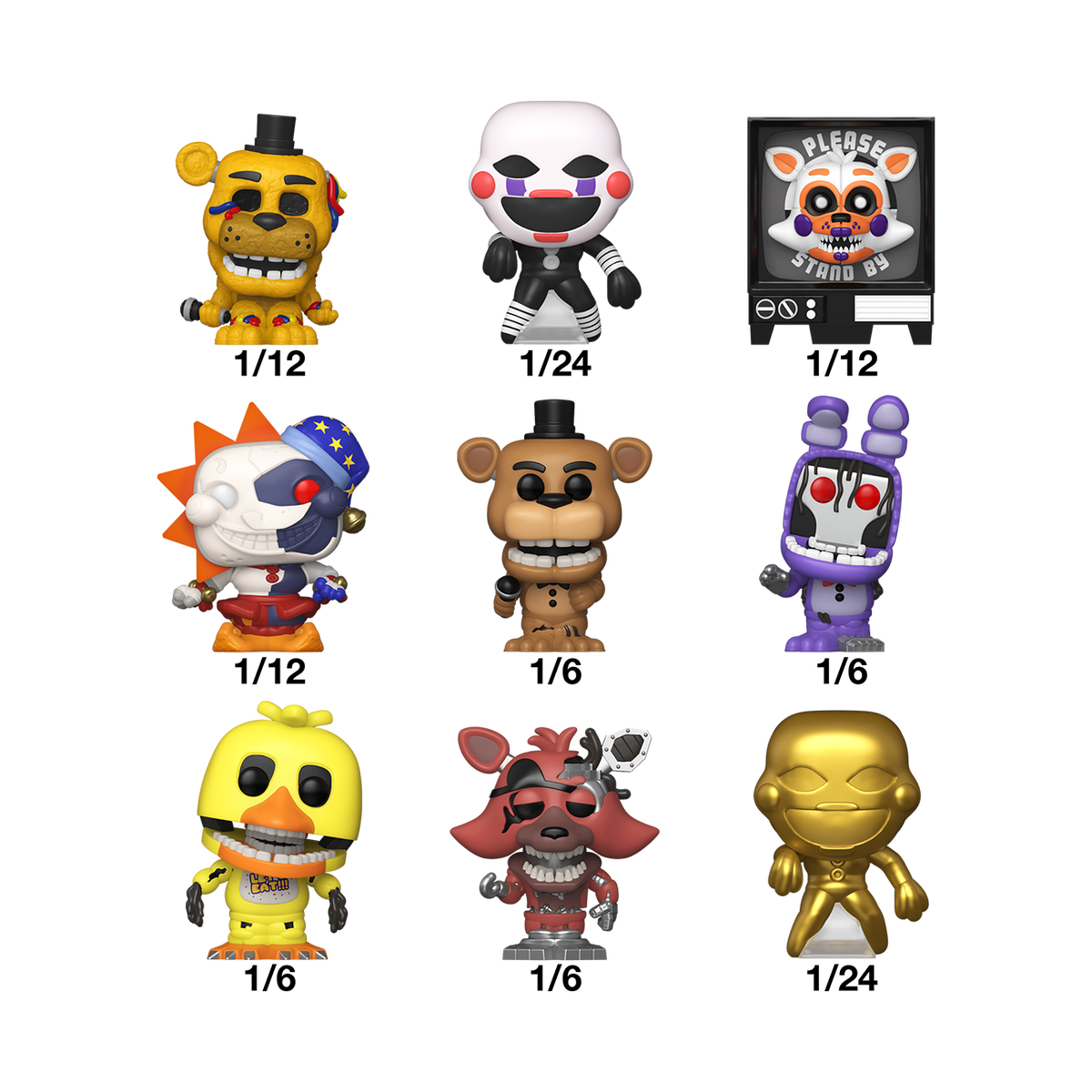 Детская фигурка Funko Mystery Bitty Pop! Five Nights at Freddy's (Series 2) — фото 2