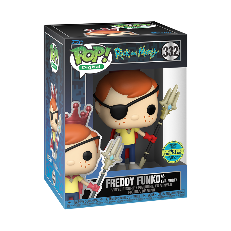 Pop! Freddy Funko as Evil Morty (NFT Release), , hi-res view 2