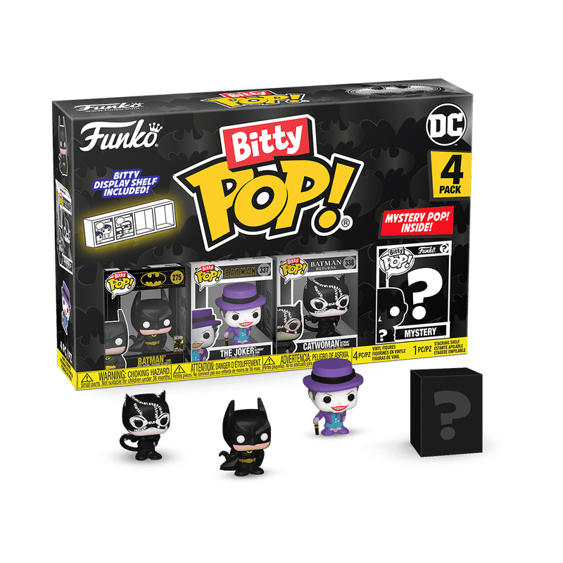Bitty Pop! Batman 85th Anniversary 4-Pack Series 1, , hi-res view 1